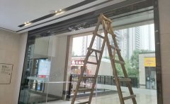 广州海珠区中海花园商场感应电动玻璃门故障维